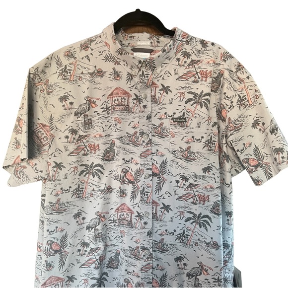 Columbia Rapid Rivers Printed Shirt Sz XL - Picture 2 of 6